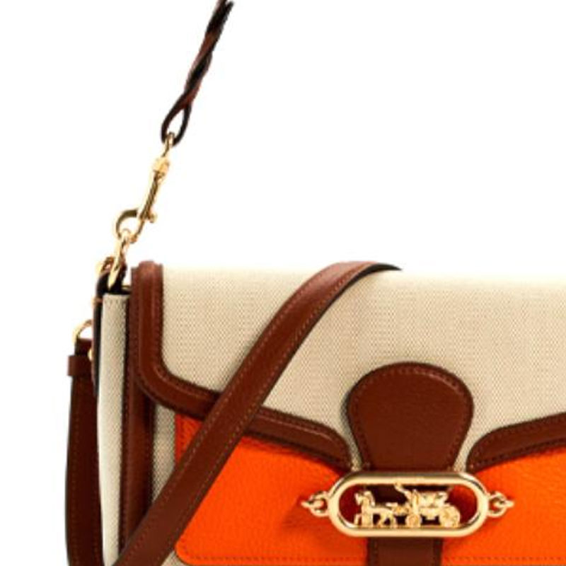 Женская сумка COACH Jade 26 (бежево-коричневая) — фото 5