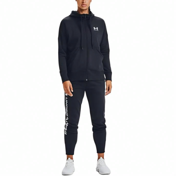 Мужская куртка Under Armour Rival Logo (черная) — фото 3