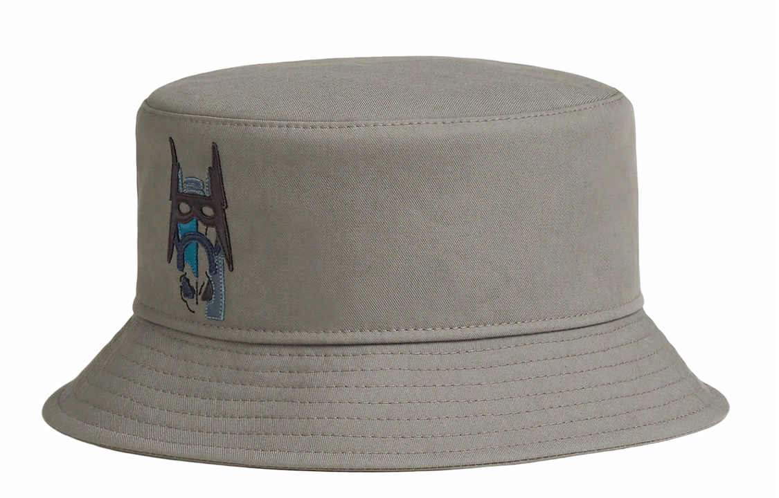 Мужская панама Hermes Bucket Hat (каки)