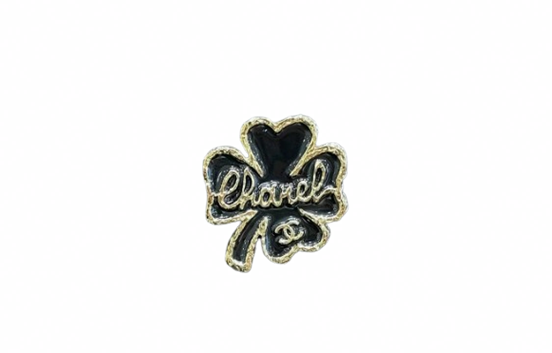 Брошь Chanel (черная) — фото 3