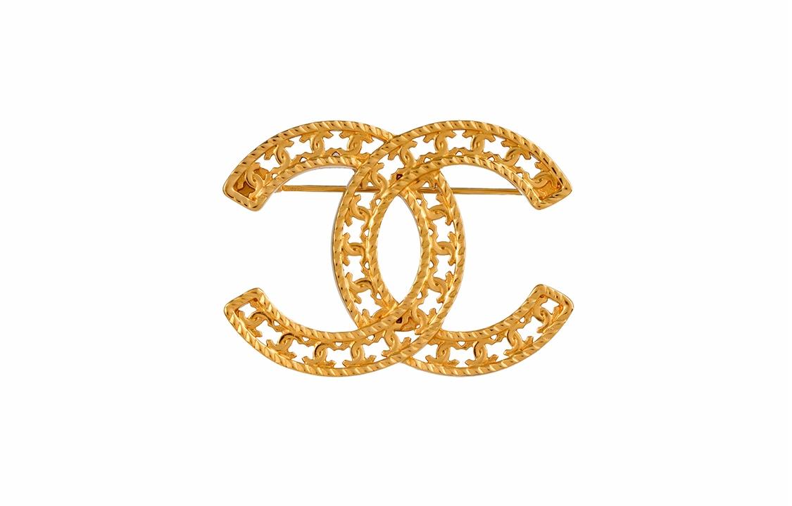 Брошь Chanel (золотая)