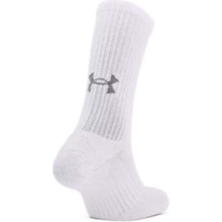 Under Armour Crew Socks All Unisex 3 Pack White Couple’s