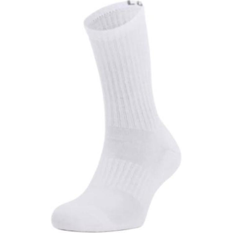 Under Armour Crew Socks All Unisex 3 Pack White Couple’s