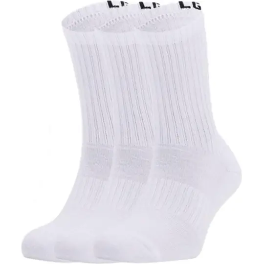 Under Armour Crew Socks All Unisex 3 Pack White Couple's