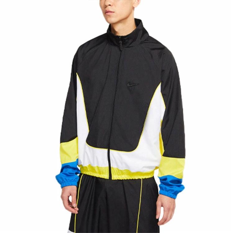 Мужская куртка Nike Throwback (черная) — фото 4