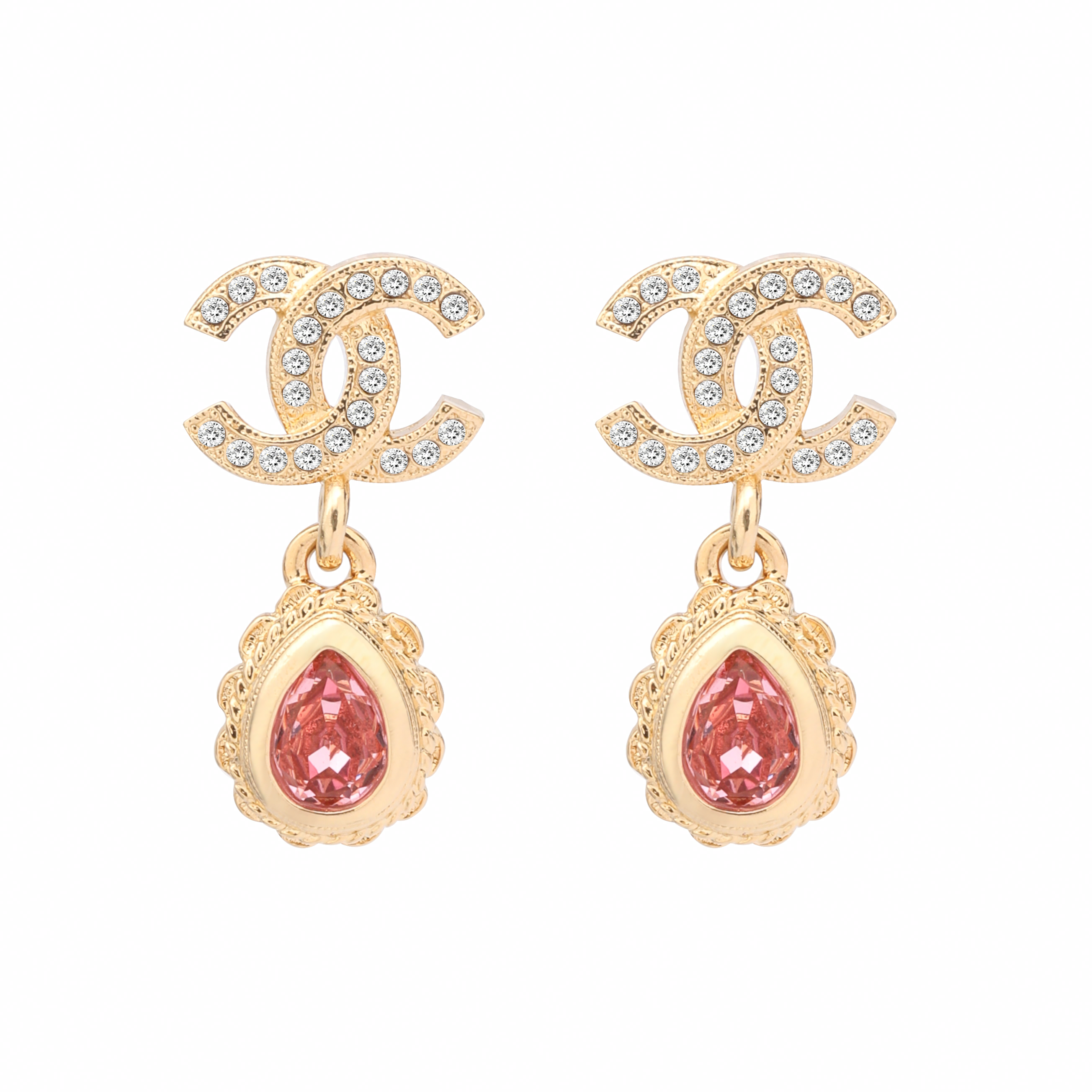 Женские серьги Chanel CHANEL C (золотые)