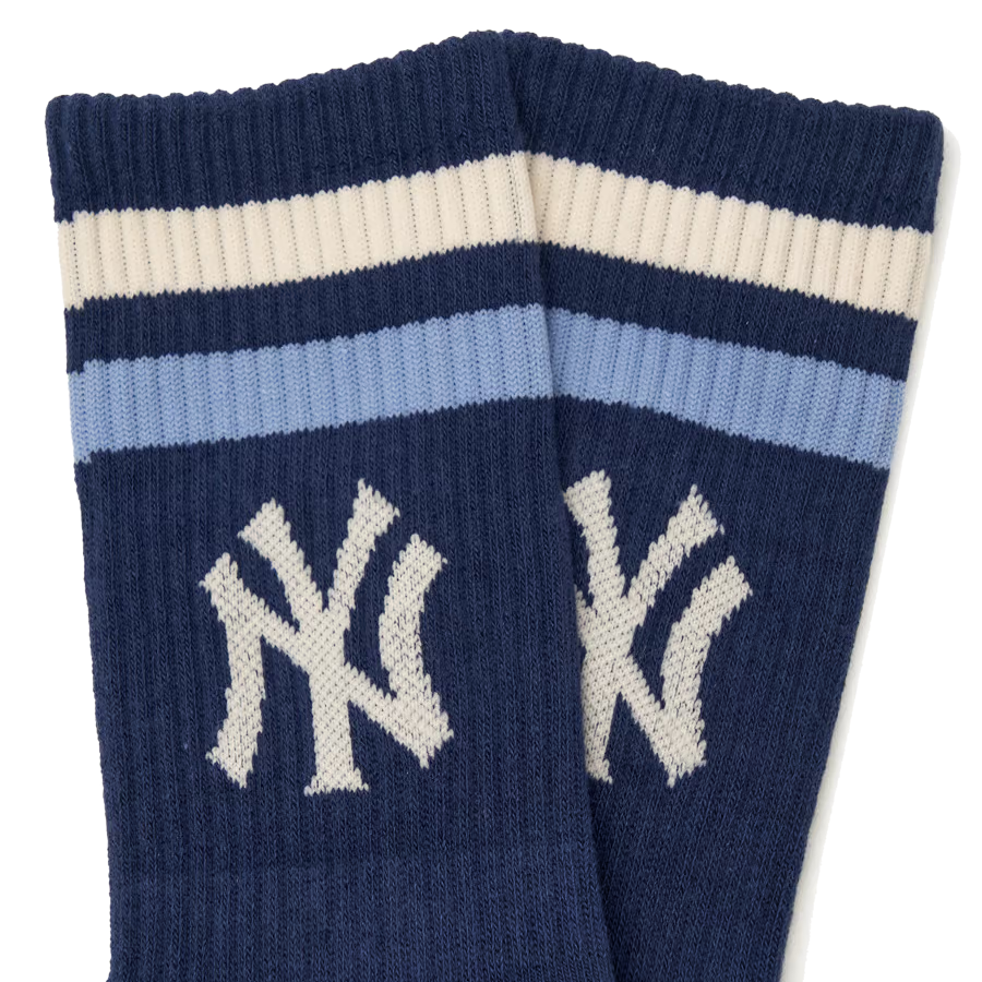 MLB New York Yankees Crew Socks Unisex 1 Pack Dark Blue