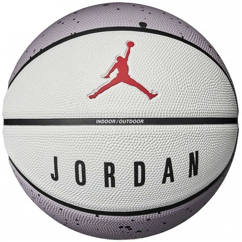Jordan Rubber Basketball White Gray Size 7.5 Training Unisex
