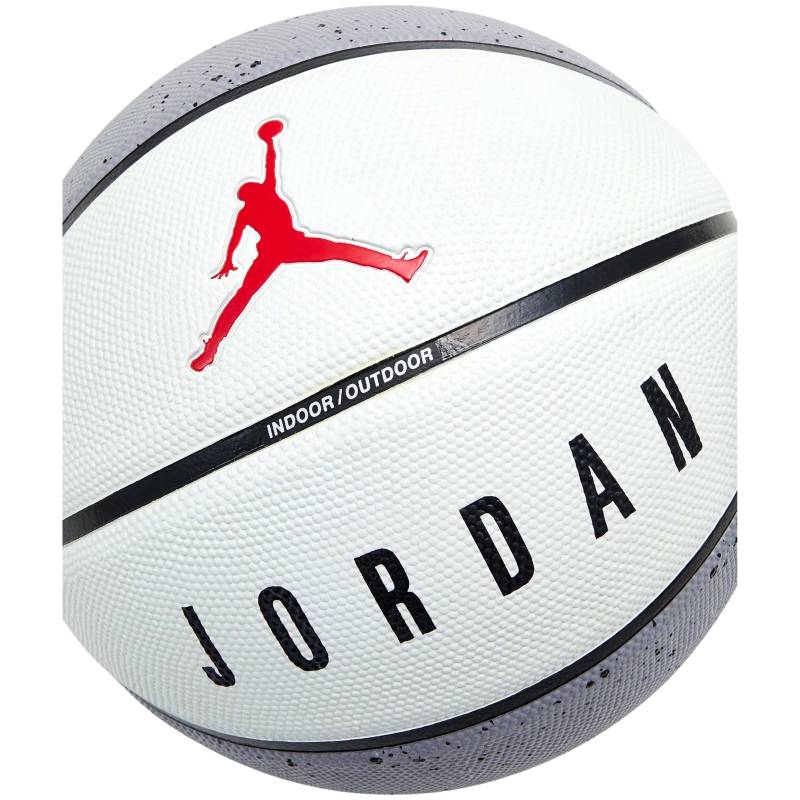 Jordan Rubber Basketball White Gray Size 7.5 Training Unisex