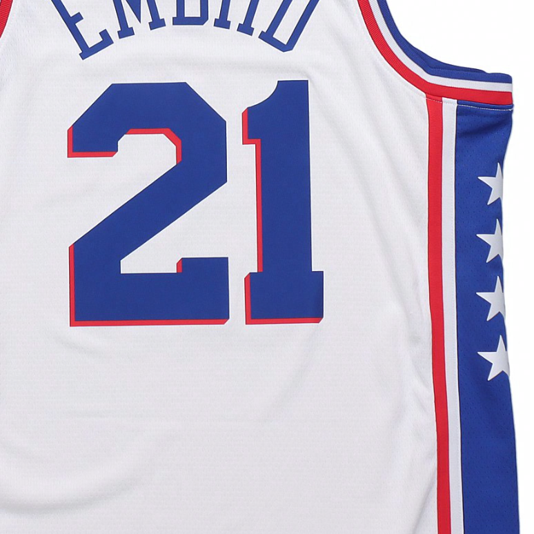 Мужская футболка Nike NBA Jersey SW (белая) — фото 4