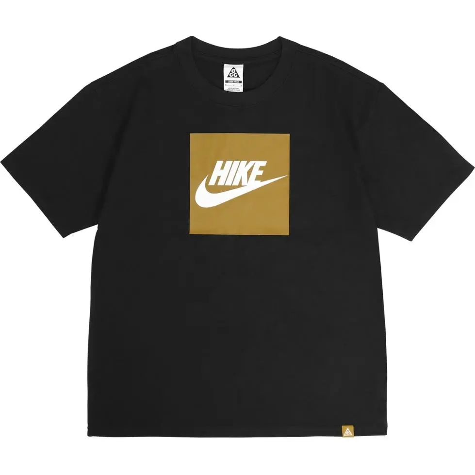 Nike T-Shirts Men's Black Crew Neck Moderate