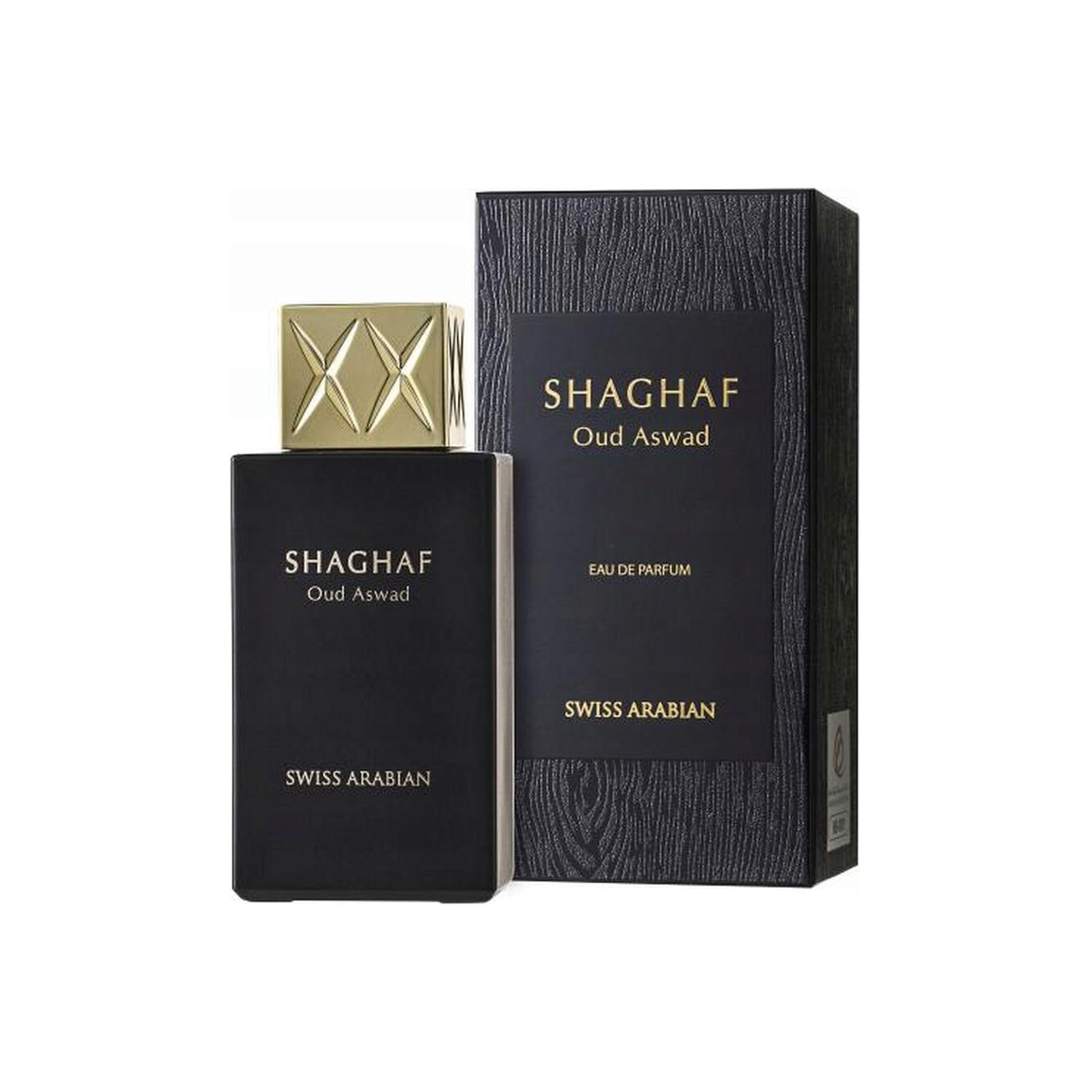 Swiss Arabian Shaghaf Oud Aswad Perfumes Wooden Oriental Accord Eau De Parfum EDP 75ml