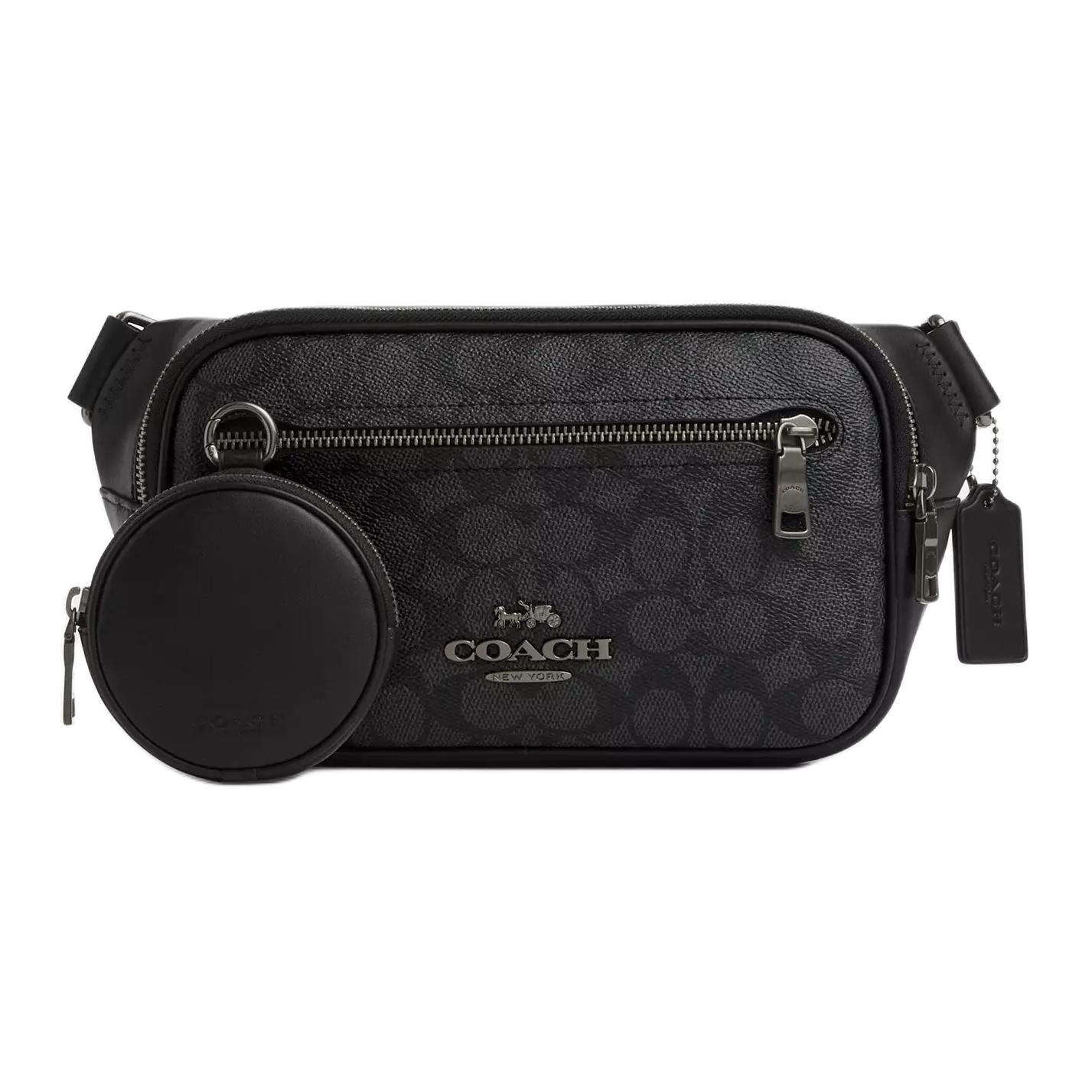 Мужская сумка COACH Elias 29 (черная)