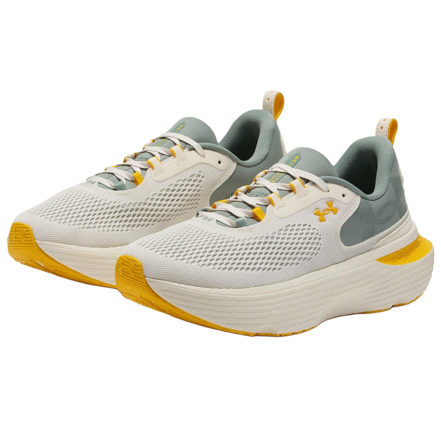 Under Armour Infinite Elite 2 Cushioning Support Low top Training Long Distance Running Shoes Men’s Beige Green