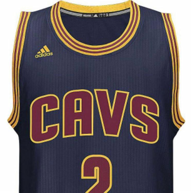 Мужская футболка adidas Kyrie Irving Swingman dark blue (темно-синяя) — фото 2