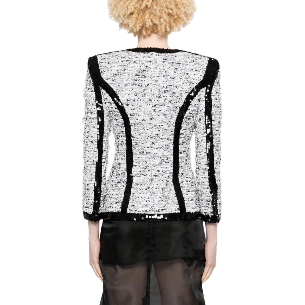 Женская куртка BALMAIN SS25 (черная) — фото 4