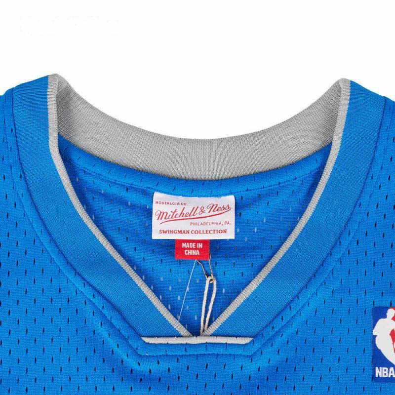 Mitchell Ness Basketball Jersey Unisex Blue
