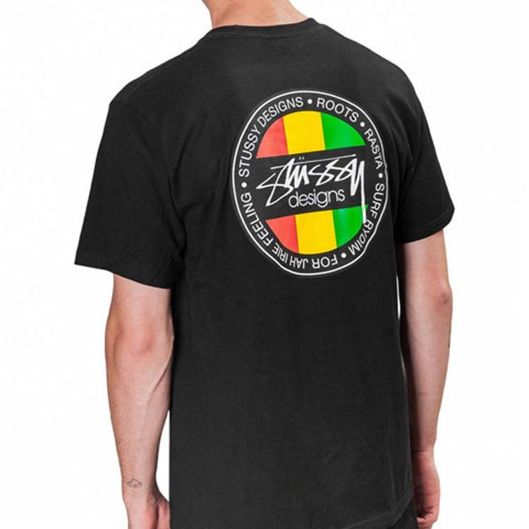 Футболка Stussy Surf Dot Tee (черная) — фото 5