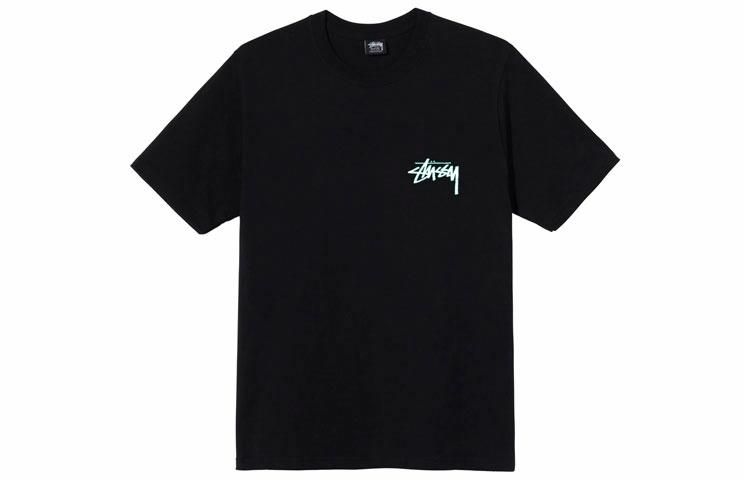 Футболка Stussy T (черная с принтом) — фото 2