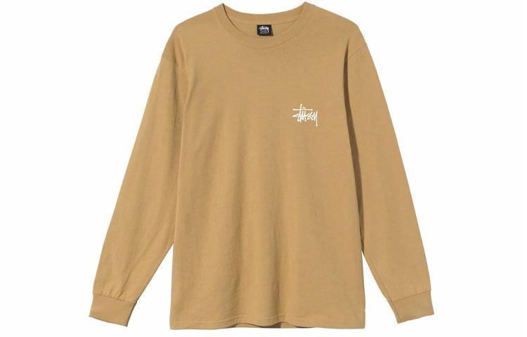 Худи / Лонгслив Stussy Basic L/S Tee (черный) — фото 4