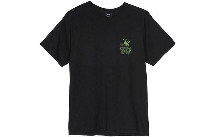 Футболка Stussy Kingston Tee (черная) — фото 2
