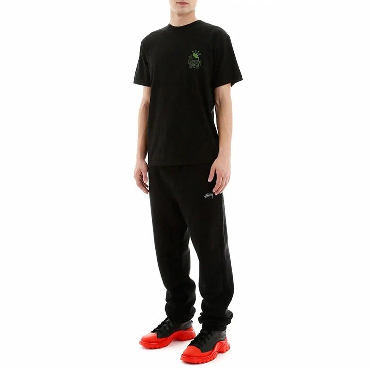 Футболка Stussy Kingston Tee (черная) — фото 5