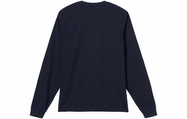 Лонгслив Stussy Overdyed L/S Tee (черный) — фото 8