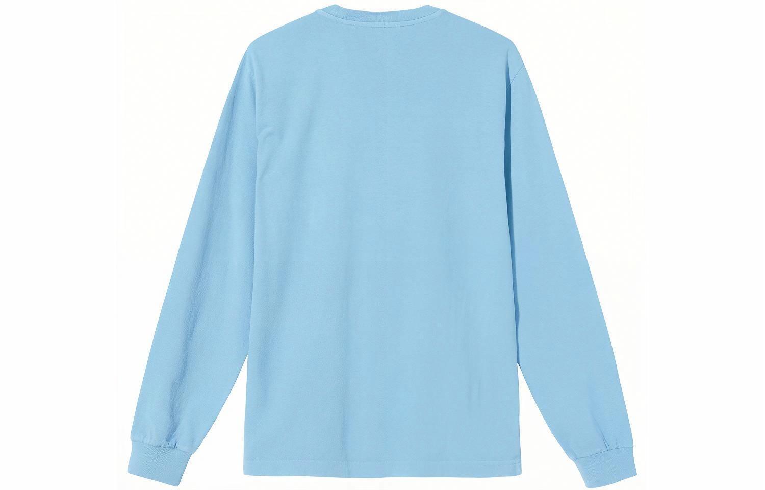 Лонгслив Stussy Overdyed L/S Tee (черный) — фото 18