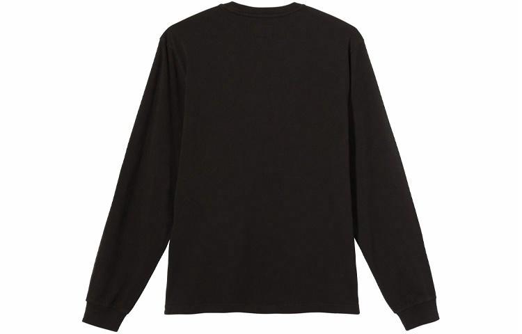 Лонгслив Stussy Overdyed L/S Tee (черный) — фото 2
