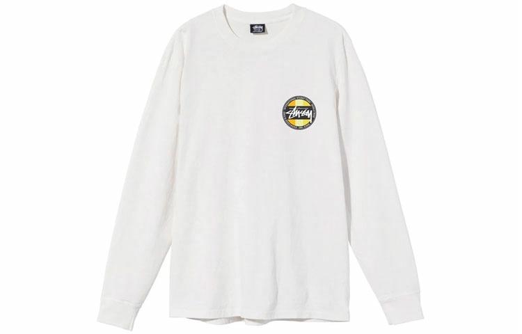 Лонгслив Stussy Classic Dot Dyed Ls Tee (зеленый) — фото 6