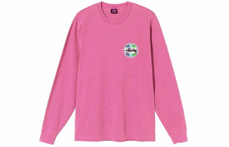 Лонгслив Stussy Classic Dot Dyed Ls Tee (зеленый) — фото 2