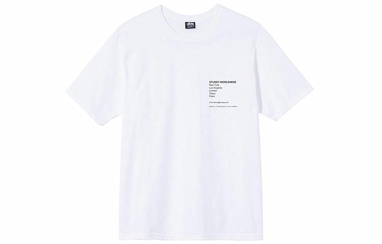 Унисекс футболка Stussy Modern Leaders Tee (белая) — фото 6