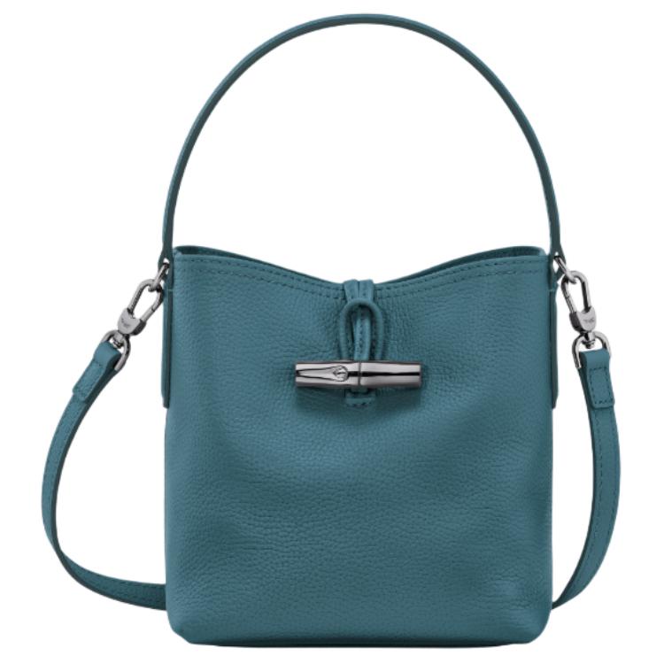 Женская сумка LONGCHAMP Le Roseau Essential (синяя)