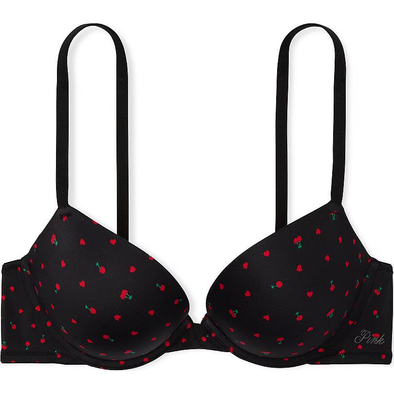 Victoria's Secret Victoria's Secret PINK Girl 1737 Push-up Padded Stable Support Wired Underwire Bra Women's Black