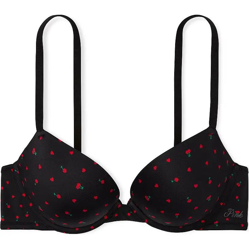 Victoria's Secret PINK Girlish Bra Women's Black