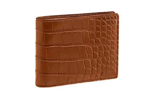 LOUIS VUITTON Multiple Crocodile Leather Wallet Men's Brown