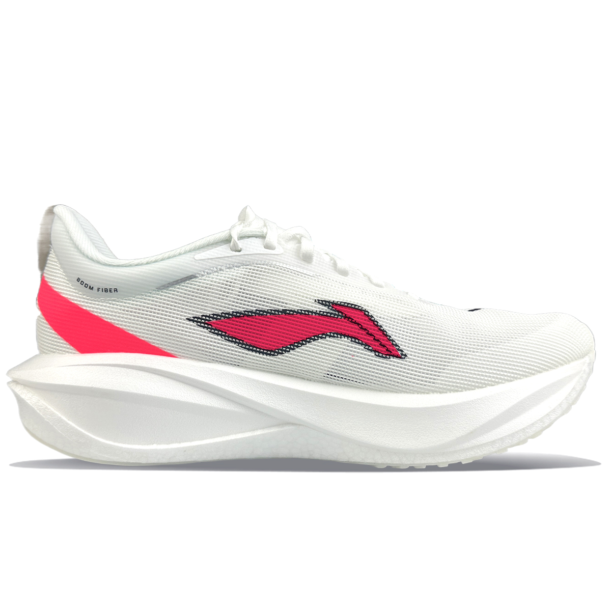 Li Ning Cushioning Slip Resistant Rebound Low top Marathon Training Running Shoes Men’s White