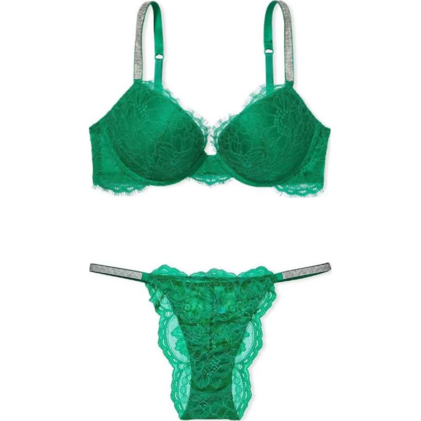 Женский комплект нижнего белья Victoria's Secret (зеленый)