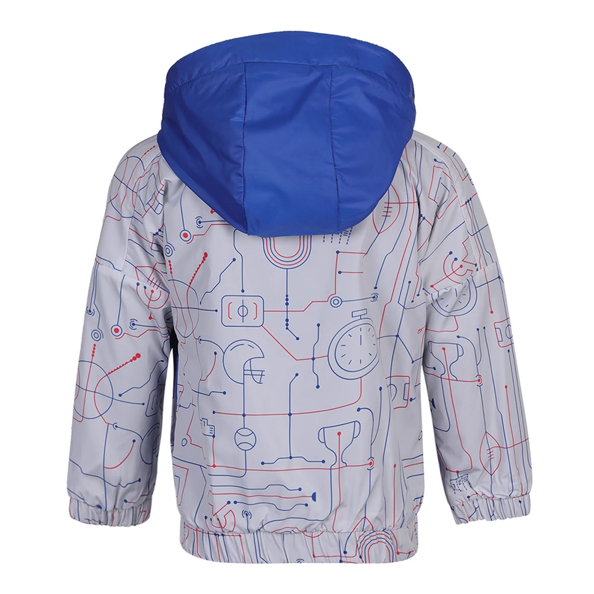 Детская куртка adidas Hooded (синяя) — фото 2