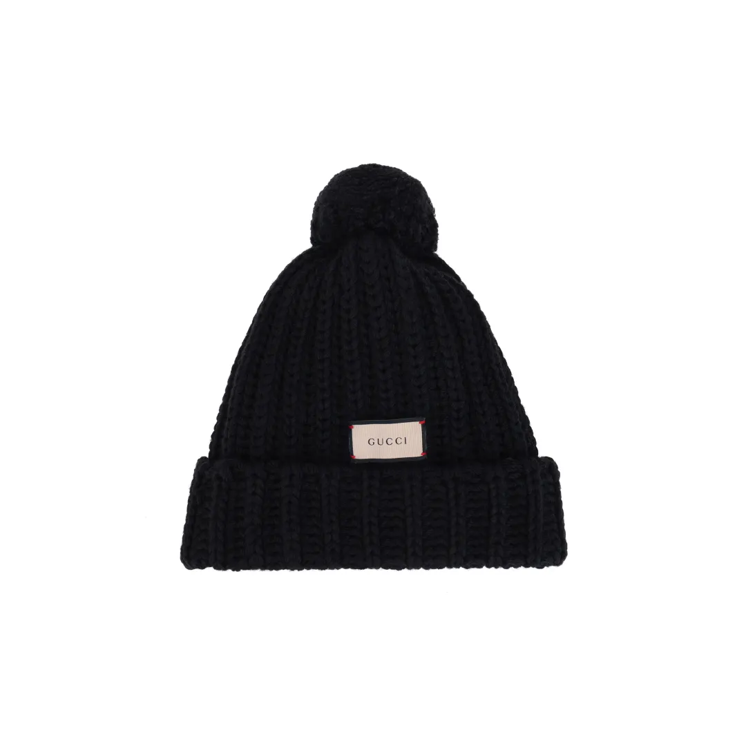 GUCCI Label Knit Beanie