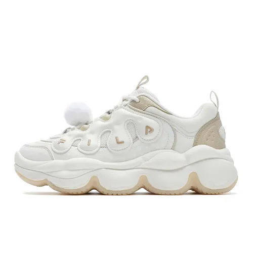 FILA PEASE Low top Chunky Sneakers Women's Milk White