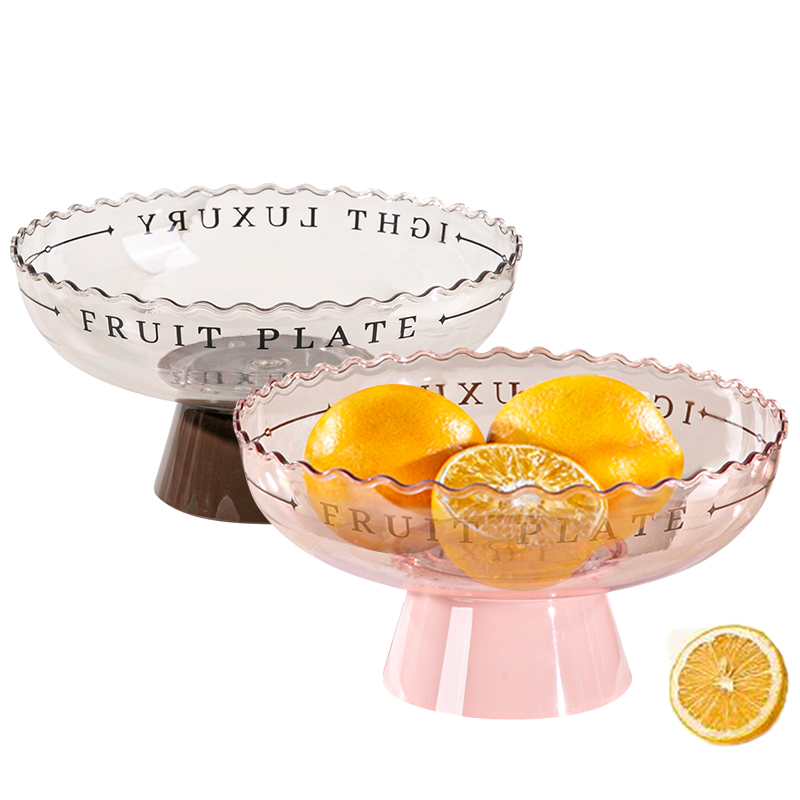 Kawashimaya KAWASIMAYA fruit tray, high-foot tray for living room and tea room, good-looking snack display plate