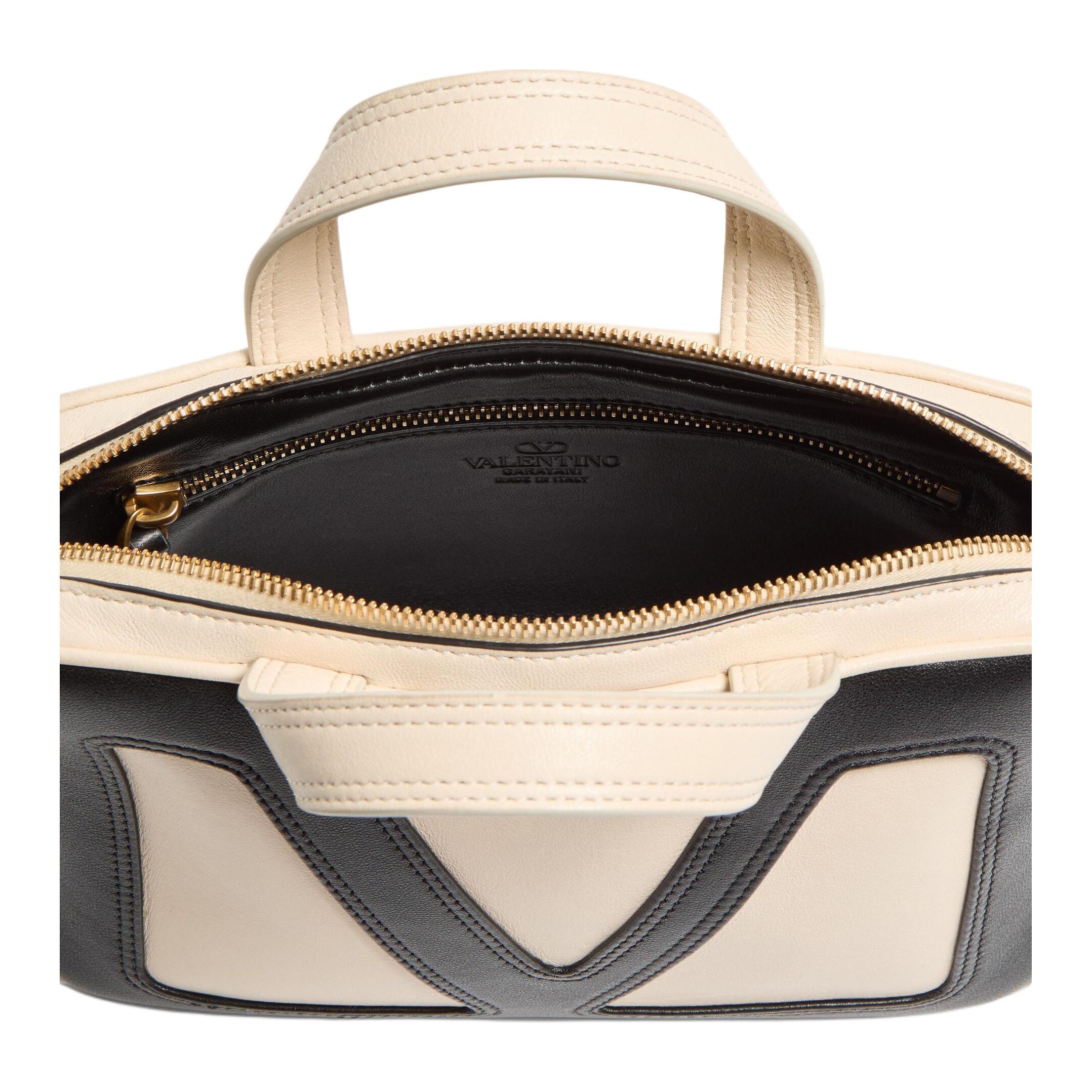 Женская сумка Valentino VIVA SUPERSTAR (молочно-черная) — фото 5