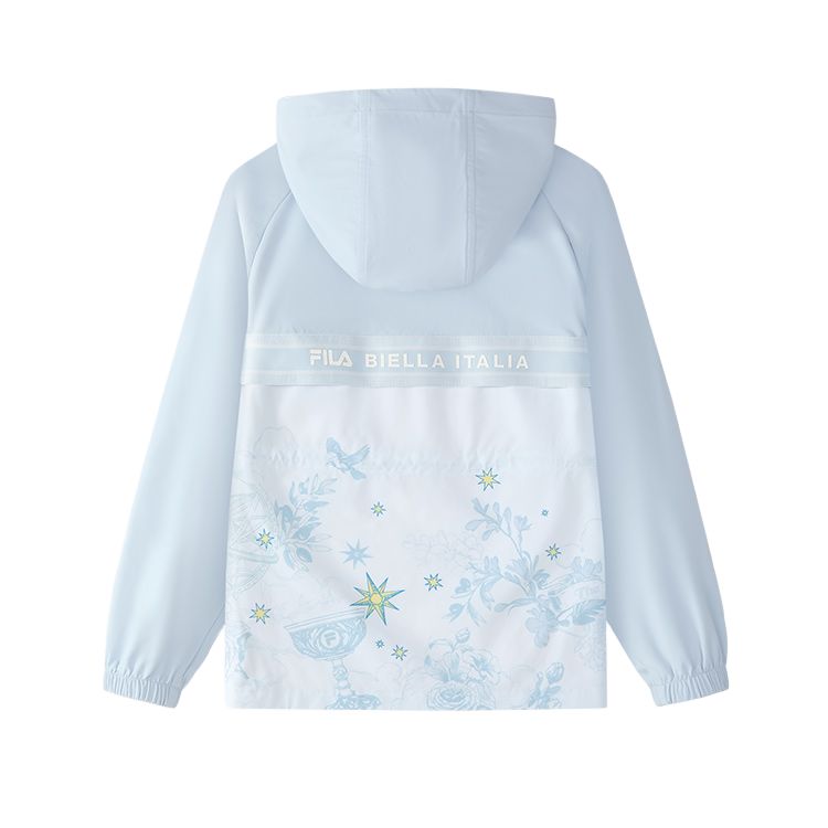 Женская куртка FILA KIDS K12G512701F-LB (голубая) — фото 2