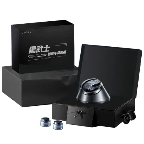Xinyou CF7 Black Warrior upgraded version third generation brand new upgrade Fully intelligent interactive aromatherapy APP controlled aroma Equipped with Lingxi OS + OLED screen High-end car interior accessories High-end gift box Car perfume aromatherapy Universal