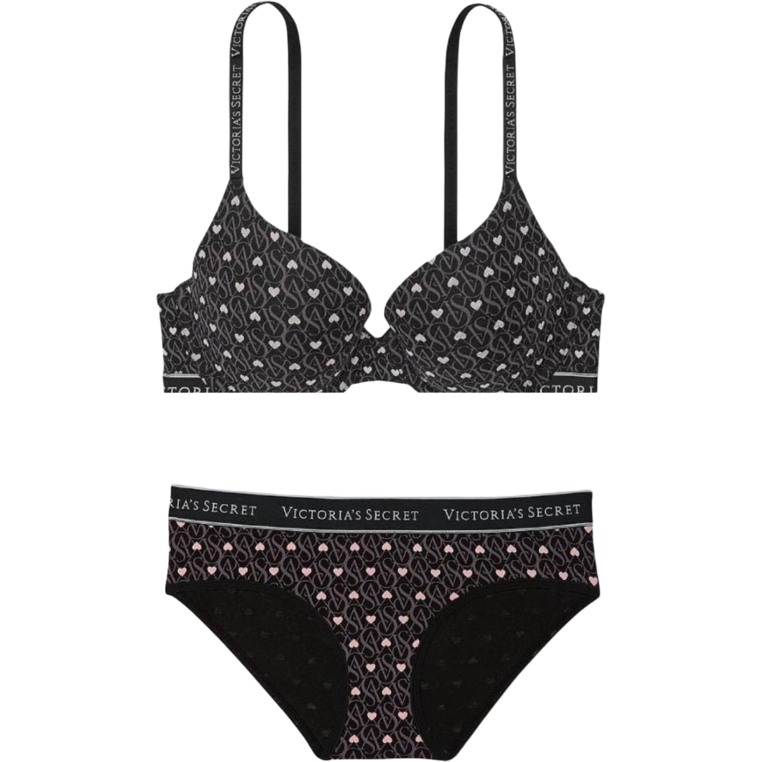Женский комплект нижнего белья Victoria's Secret (черный)