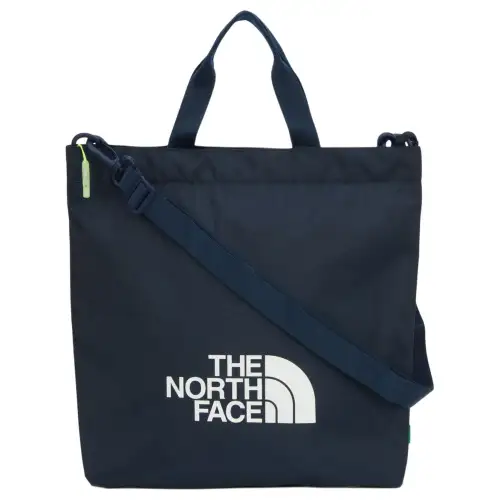 The north face, adjustable removable straps, shopping bag for traveling for hiking, travel navy blue children's one-shoulder bag, polyester