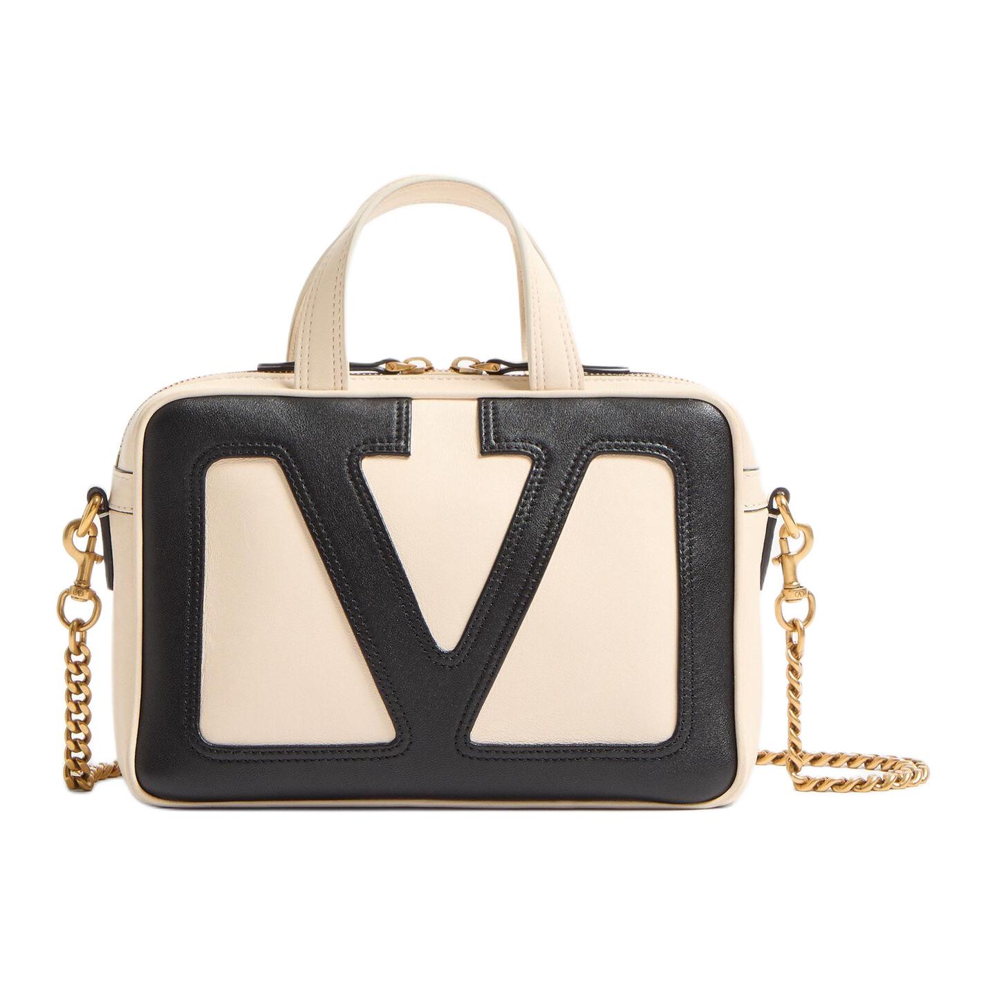 Женская сумка Valentino VIVA SUPERSTAR (молочно-черная)