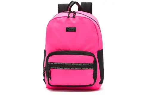 Vans Retroreflective nylon fuchsia backpack for men and women, with your logo imprint, for beloved