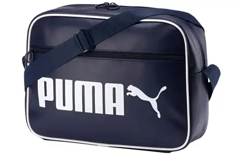 PUMA Artificial Leather Portable Crossbody Bag, Shoulder Bag Regular Unisex Dark Blue